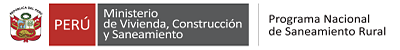Logo del Programa Nacional de Saneamiento Rural